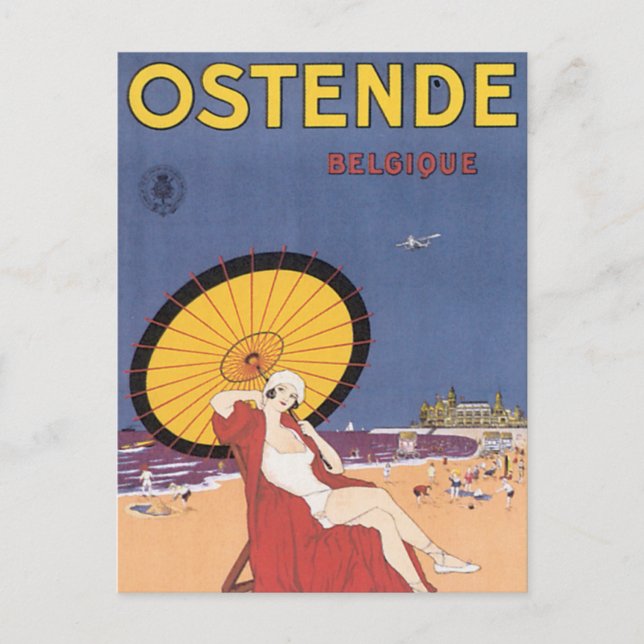 Cartão Postal Ostende - Bélgica (Frente)