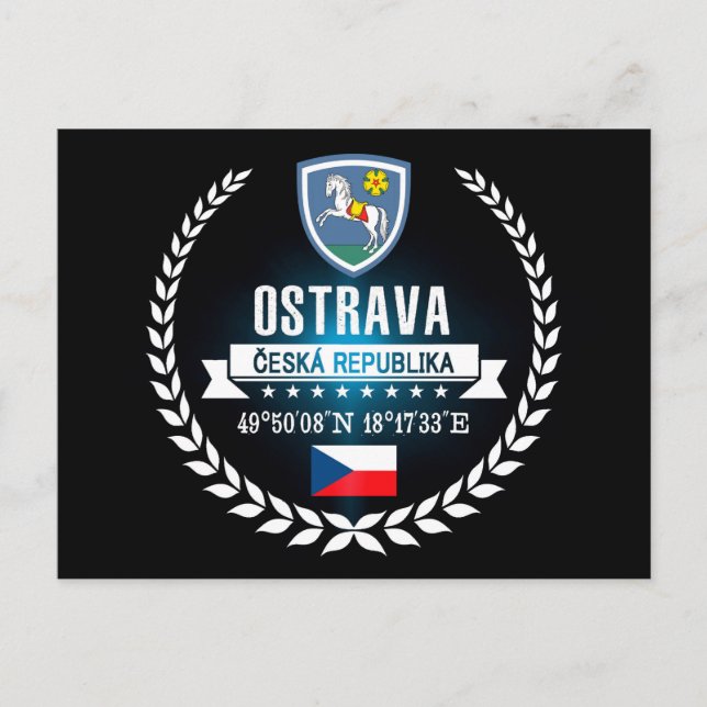 Cartão Postal Ostrava (Frente)