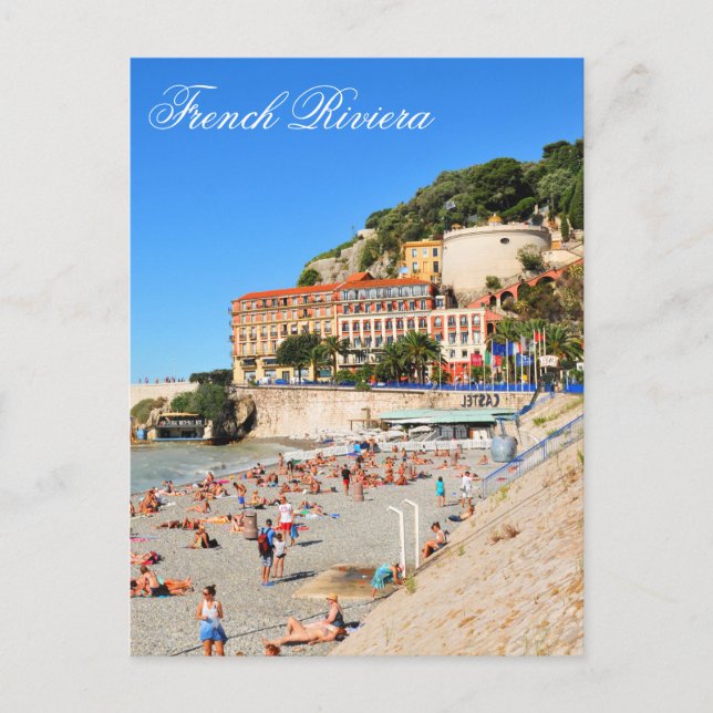 Cartão Postal Ótimo. Riviera Francesa (Frente)