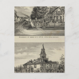Cartão Postal Otis Price Villa, Kansas