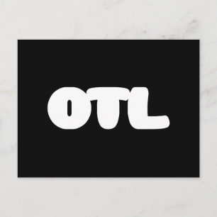 Cartão Postal OTL Emoticon ~ Slang Coreano