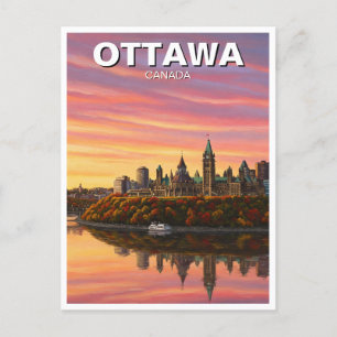 Cartão Postal Ottawa Canada Viagem
