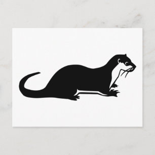 Cartão Postal Otter