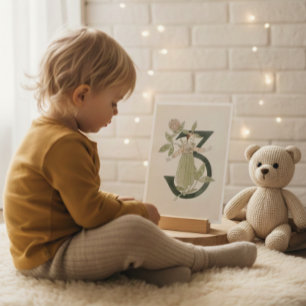 Cartão Postal Ottilia Adelborg Floral Vintage Número - 3