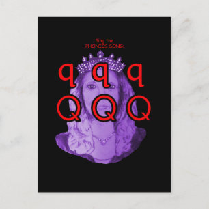 cartão postal ou cartão de fonética