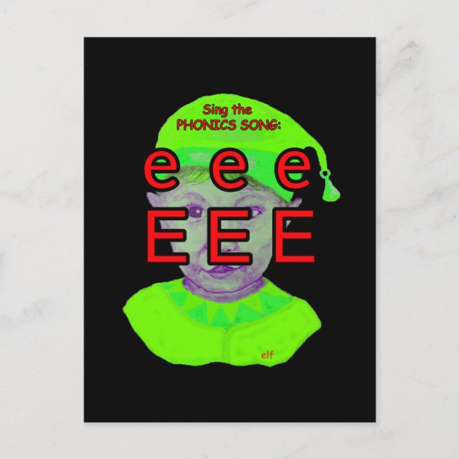 cartão postal ou cartão flash (Frente)