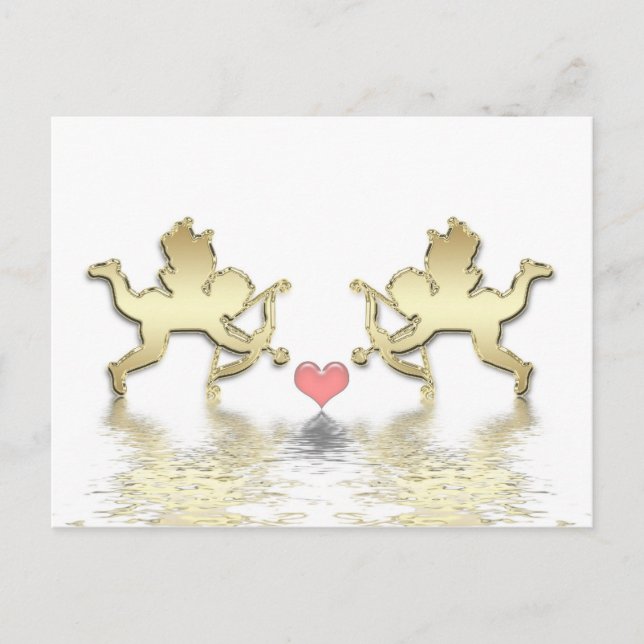 cartão postal ou convite para cupids (Frente)