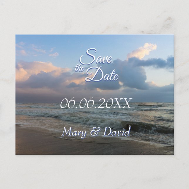 Cartão Postal Ouça O Casamento De Ondas (Frente)