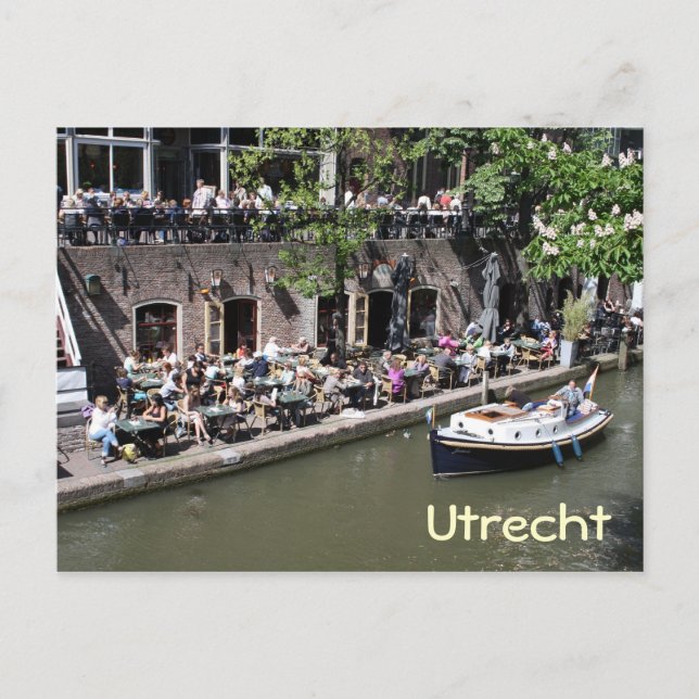 Cartão Postal Oude Gracht (Frente)