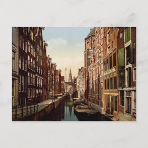 Cartão Postal Oudezijds Kolk Amsterdã