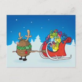 Cartão Postal ouriço ruivo