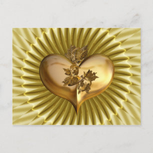 Cartão Postal Ouro Anos