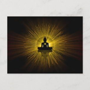Cartão Postal Ouro Buddha