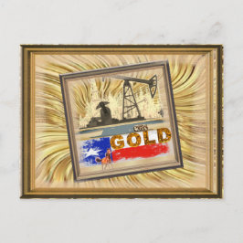 Cartão Postal ouro do Texas