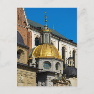 Cartão Postal Ouro Dome, Cartaz Wawel Castle Krakow