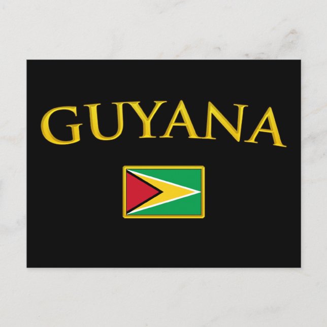 Cartão Postal Ouro Guiana (Frente)