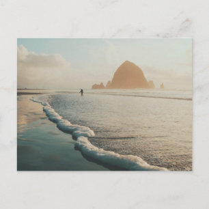 Cartão Postal Ouro hora na praia de Cannon