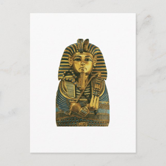 Cartão Postal Ouro King Tut (Frente)