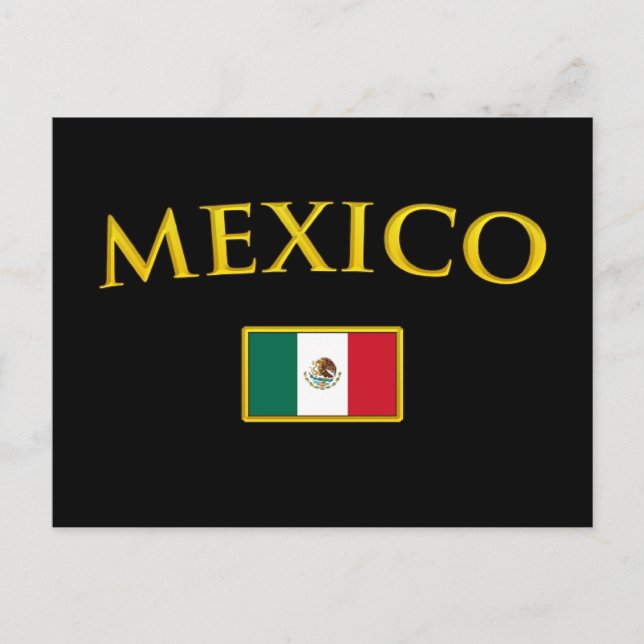 Cartão Postal Ouro México (Frente)