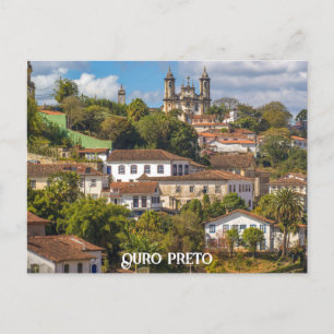 Cartão Postal Ouro Preto, Minas Gerais, Brasil