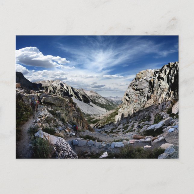Cartão Postal Ouro Staircase - John Muir Trail (Frente)