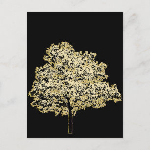 Cartão Postal Ouro Tree Nature