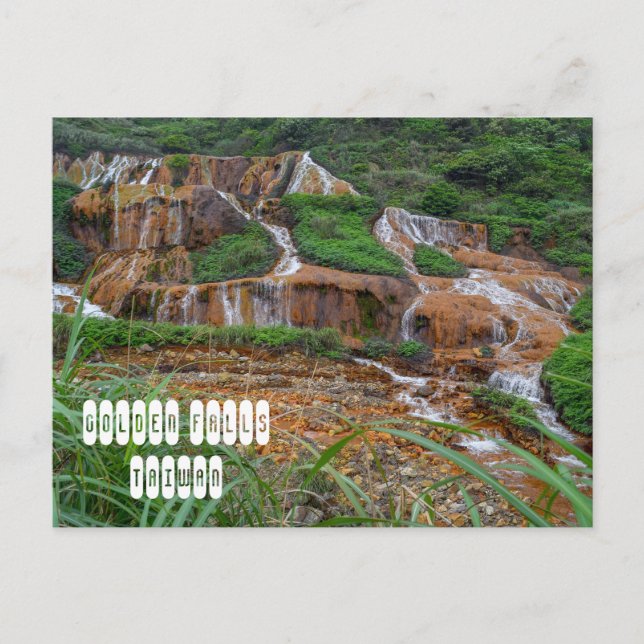 Cartão Postal Ouros caem em Taiwan (Frente)