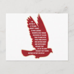 Cartão Postal Ousava coisas poderosas