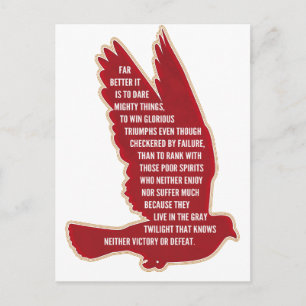 Cartão Postal Ousava coisas poderosas