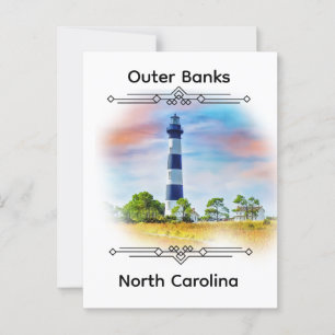 Cartão Postal Outer Banks Carolina do Norte