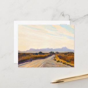 Cartão Postal outono do deserto por Maynard Dixon