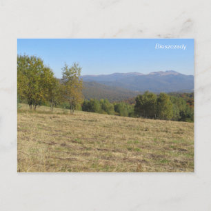 Cartão Postal Outono em Bieszczady