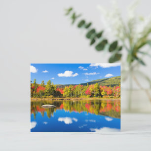 Cartão Postal Outono em New Hampshire