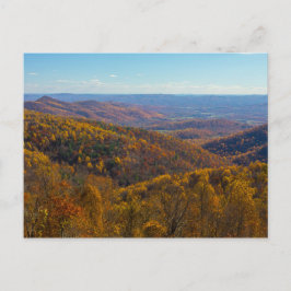 Cartão Postal outono em Shenandoah National Park, Virgínia