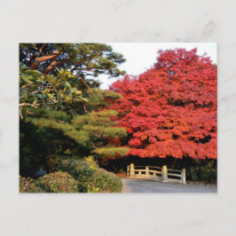 Cartão Postal Outono no Japão