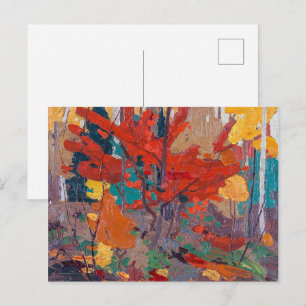 Cartão Postal Outono Tom Thomson