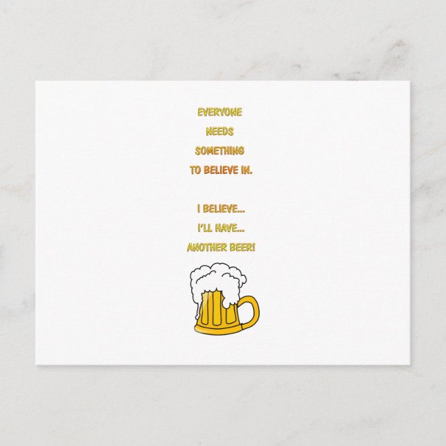 Cartão Postal Outra cerveja (Frente)