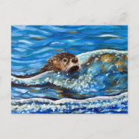 Outra na pintura do mar