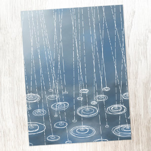Cartão Postal Outra Pintura Do Dia De Chuva