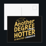 Cartão Postal Outro grau de graduação de mestrado mais quente<br><div class="desc">Outro grau de graduação de mestrado mais quente</div>