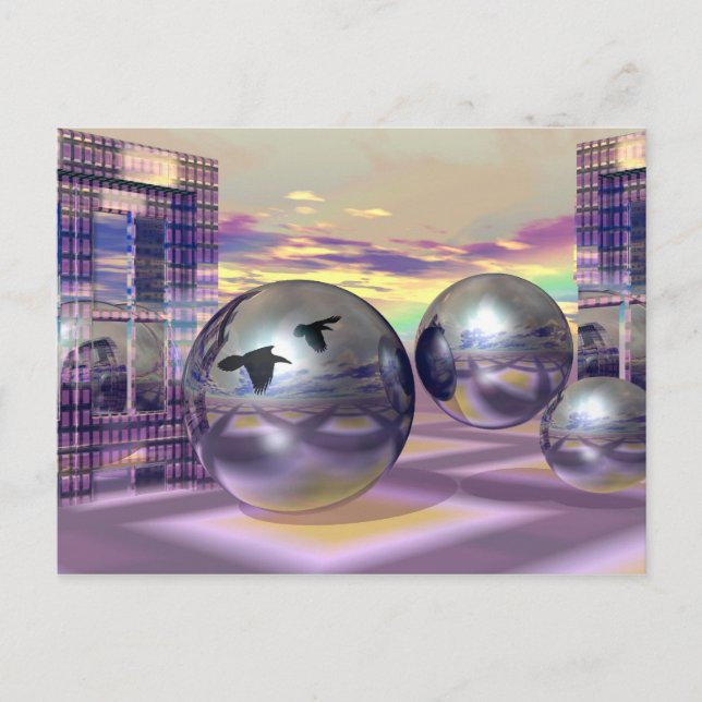 Cartão Postal Outros mundos (Frente)