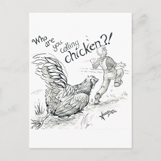Cartão Postal Outubro de 2018 Dia 5 - Chase de Frango (Frente)