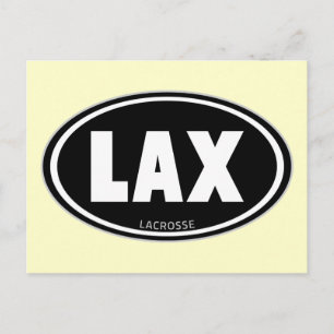 Cartão Postal Oval-preto