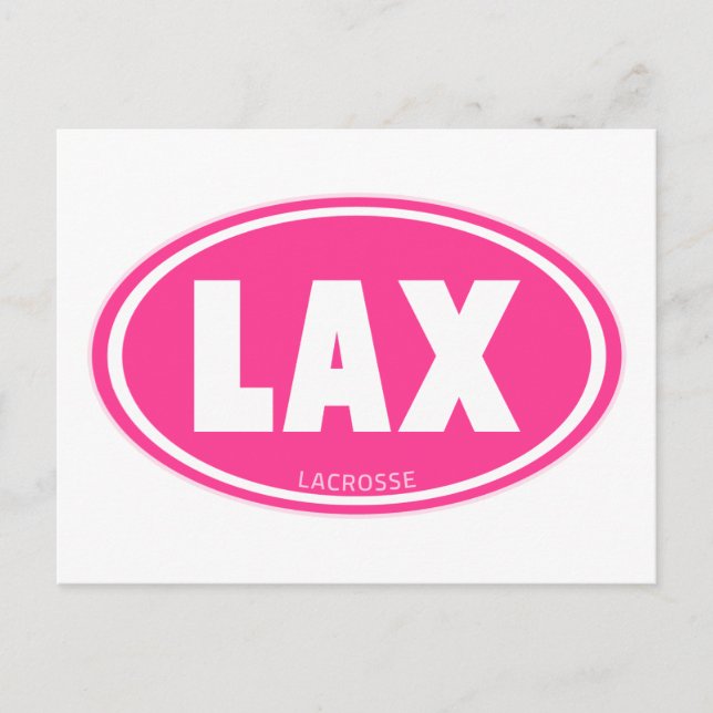 Cartão Postal Oval-rosa (Frente)