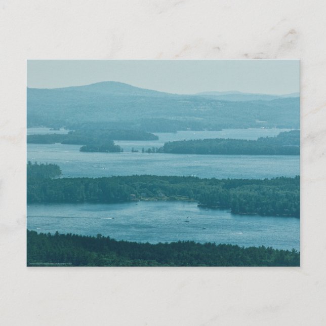 Cartão Postal Overlook Winnipesaukee (Frente)