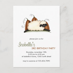 Cartão Postal Ovinos de outono