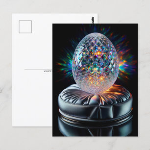 Cartão Postal Ovo de Fabergé Holográfico, Postcrossing