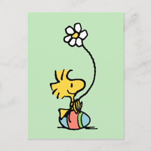 Cartão Postal Ovo de Páscoa do Woodstock