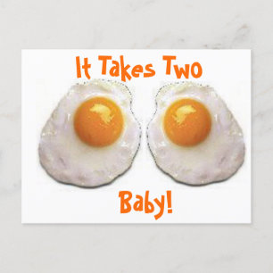 Cartão Postal Ovos Fresados