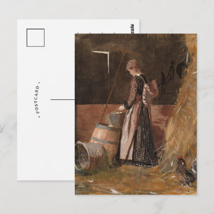 Cartão Postal Ovos Frescos Winslow Homer